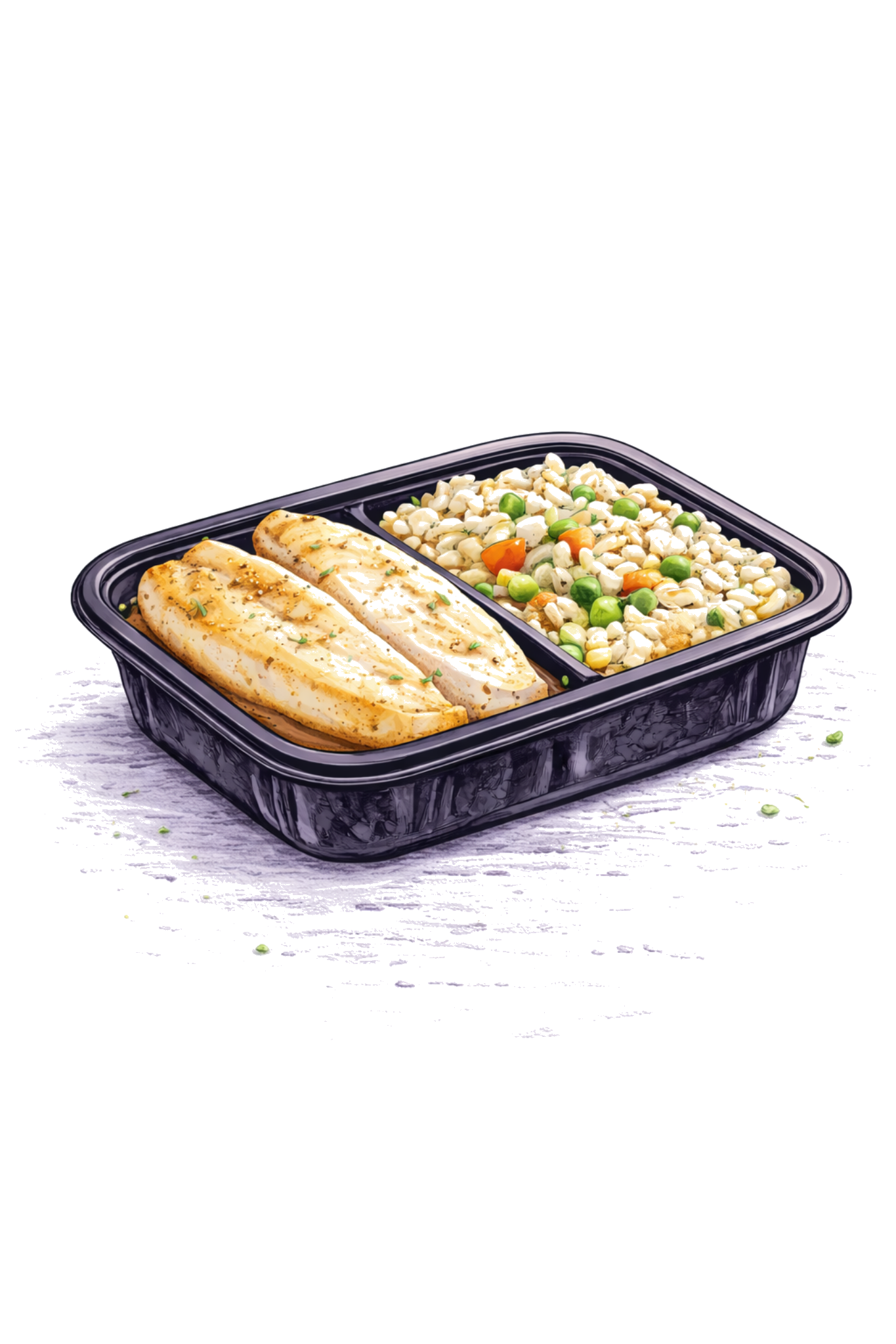 Tilápia com Arroz Primavera